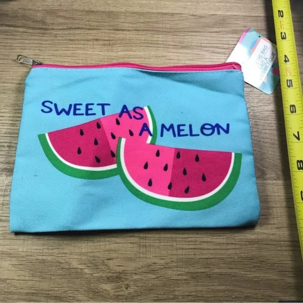Watermelon Themed  Makeup Cosmetic Pouch Bag